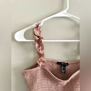 Ruffled Cropped Tank